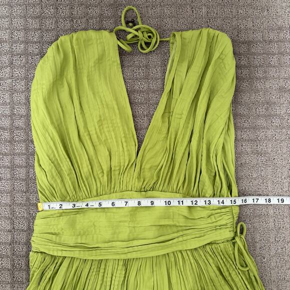 NWT Free People Bonny Mini Dress In Green Size Large - Picture 8 of 8